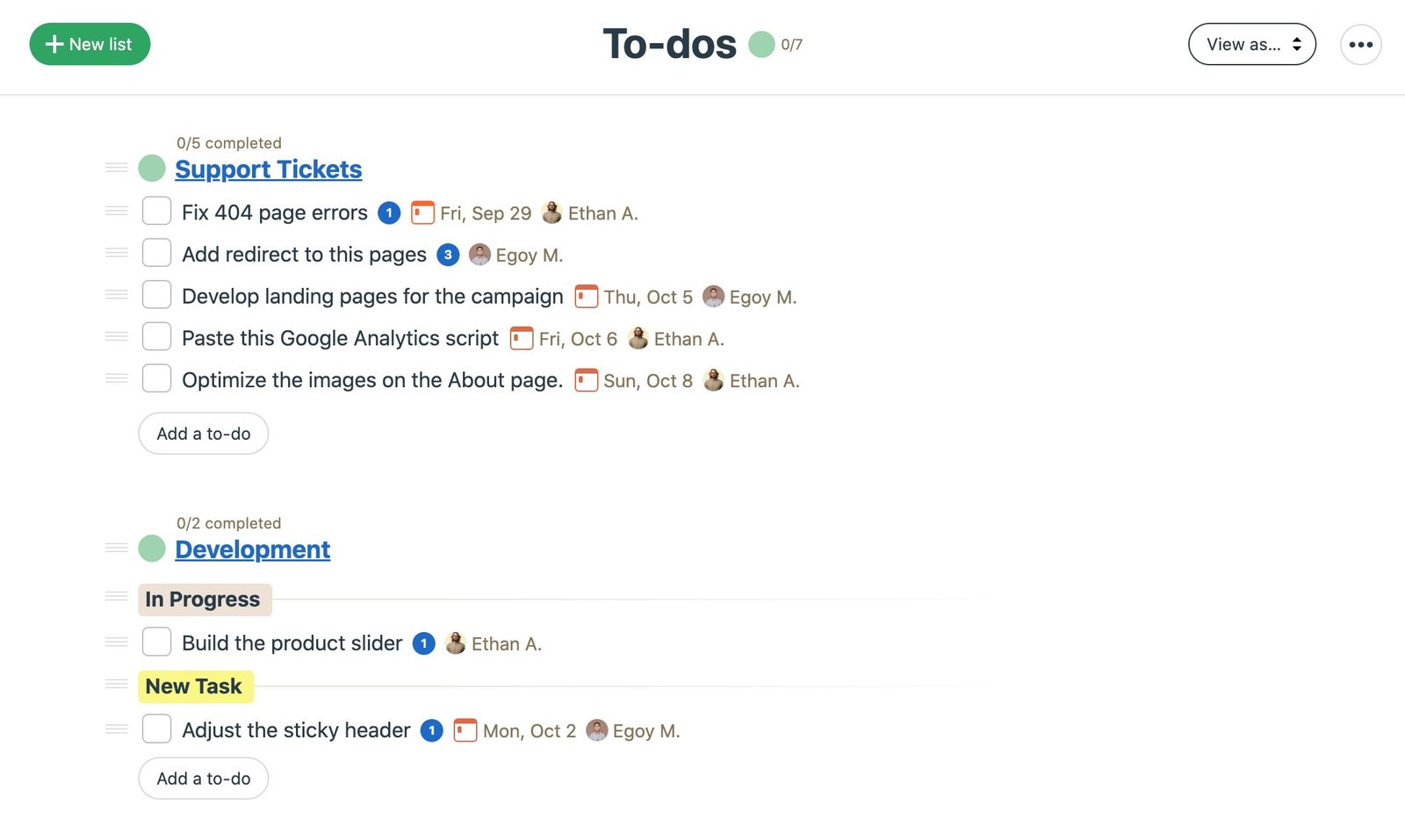 Basecamp To-dos image