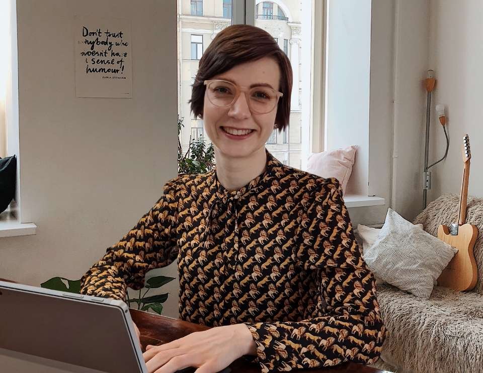 Profile image of Christie, owner of Flor & Order. She is a time management coach. One of my web design client.